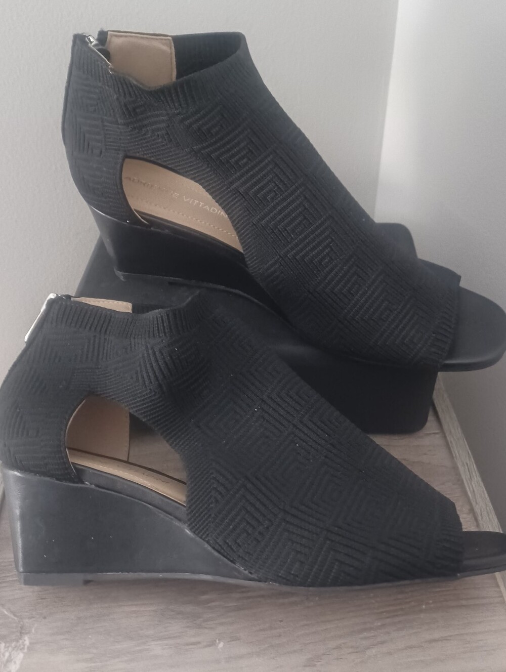 Adrienne Vittadini Arletta Wedge Sandals Sz 9.5